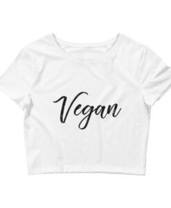 Vegan - Women’s Crop Tee