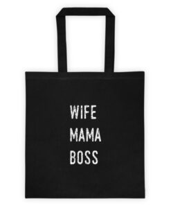 Wife Mama Boss Tote bag