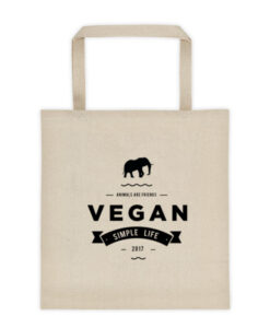 Vegan Elephant - Tote bag