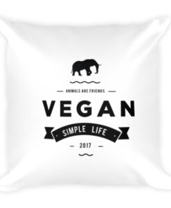 Vegan - Square Pillow